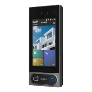 Dahua VTO6631QB-WP video-intercom donkerzilver, schuin van links