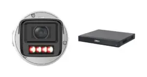 Dahua WizMind-X camera naast een NVR5-recorder met Xinghan Vision