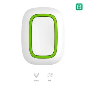 Ajax Button wit, vooraanzicht