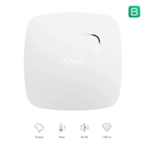 Ajax FireProtect wit, vooraanzicht