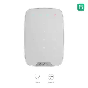Ajax KeyPad wit, vooraanzicht