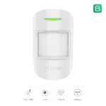 Ajax MotionProtect Plus wit, vooraanzicht